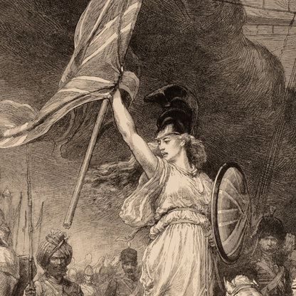 Britannia And Her Boys, Godefroy Durand, 1885 — The Graphic